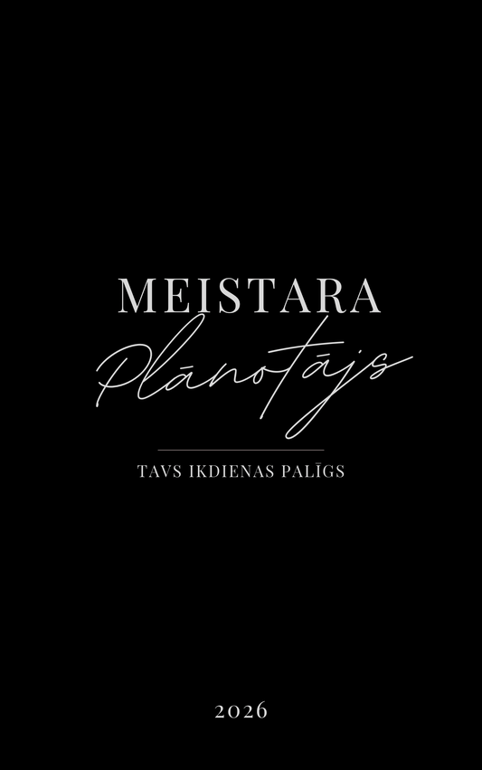 !PRE-ORDER! Meistara Plānotājs 2026.